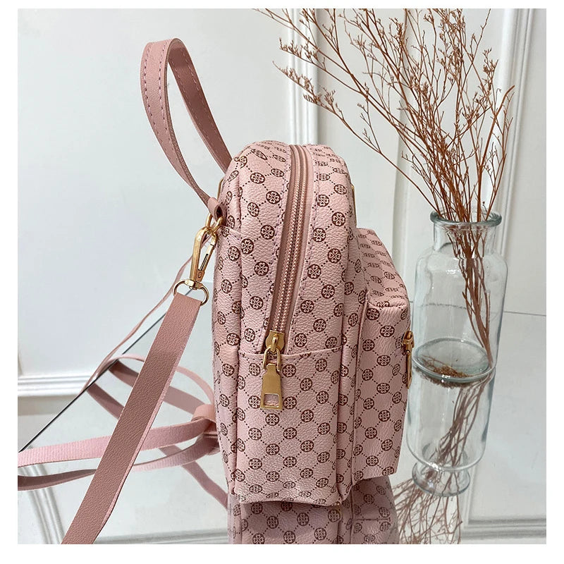 Mini sac à dos femme en cuir PU
