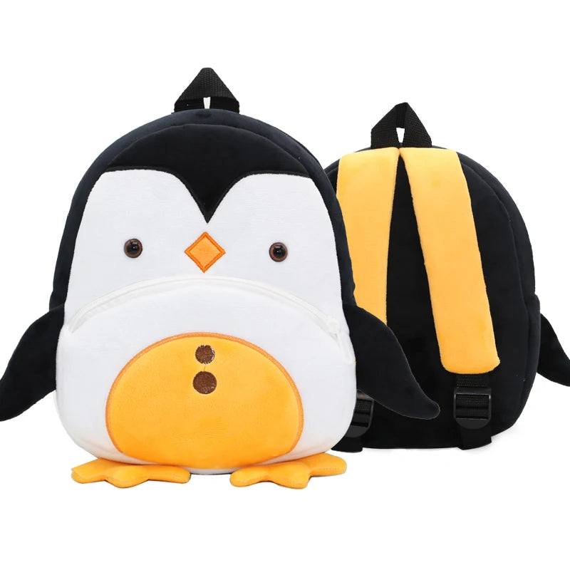 Sac à dos enfant animaux en peluche