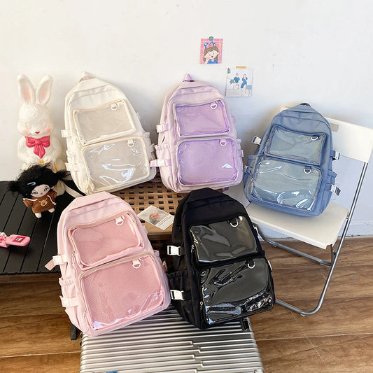 Sac à dos transparent japonais style Ita