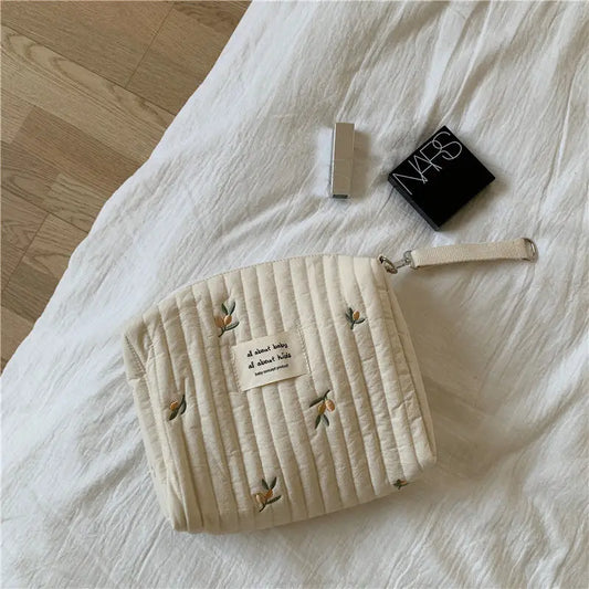 Sac bébé coton organisateur couches et accessoires poussette