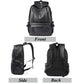 Sac à dos en cuir synthétique avec port USB