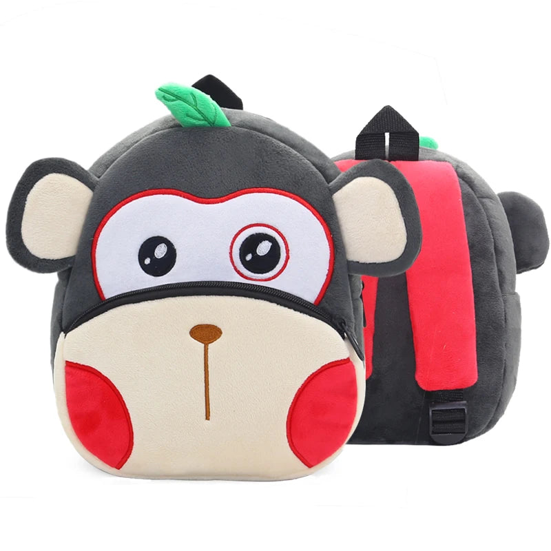 Sac à dos enfant animaux en peluche