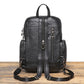 Sac à dos compact en cuir véritable