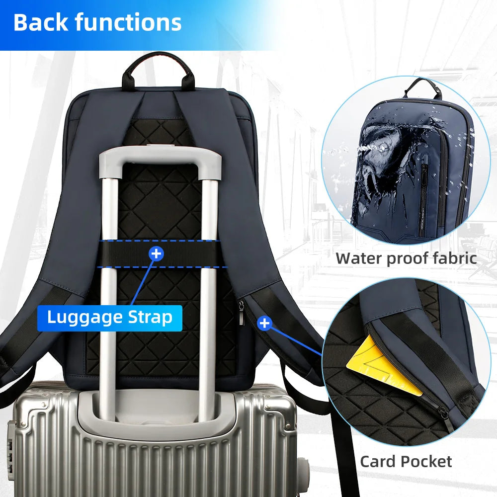 Sac à Dos Business HK – 15.6" Étanche avec Port USB