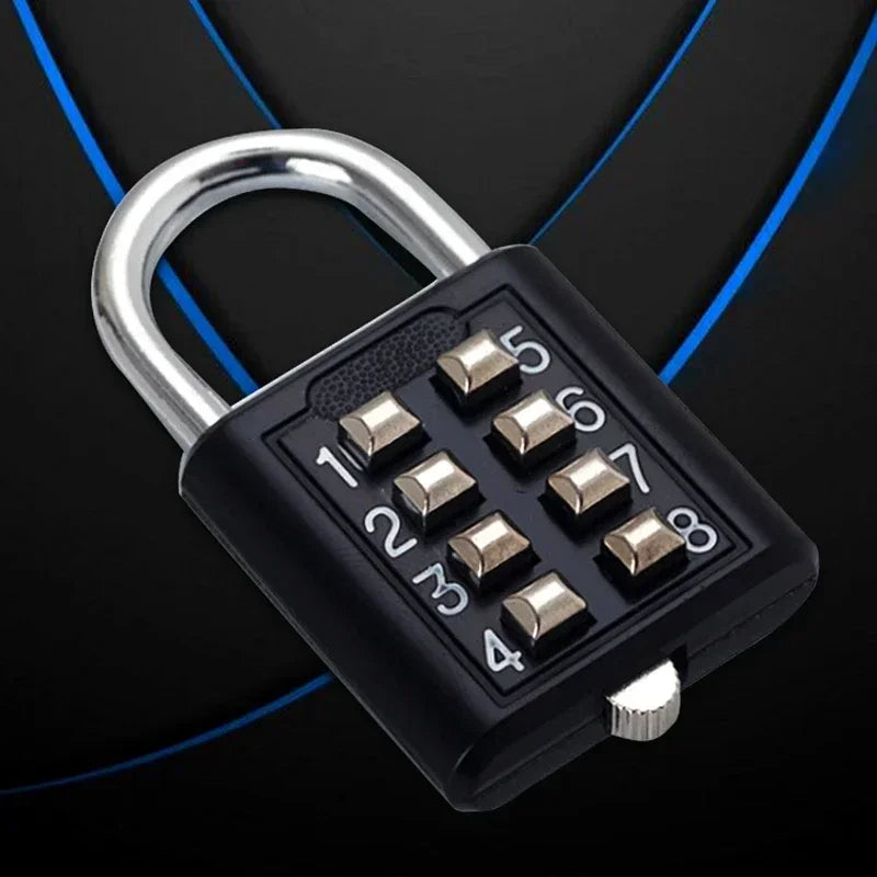 Cadenas à Code 8 Chiffres en Alliage de Zinc – Antivol de Voyage