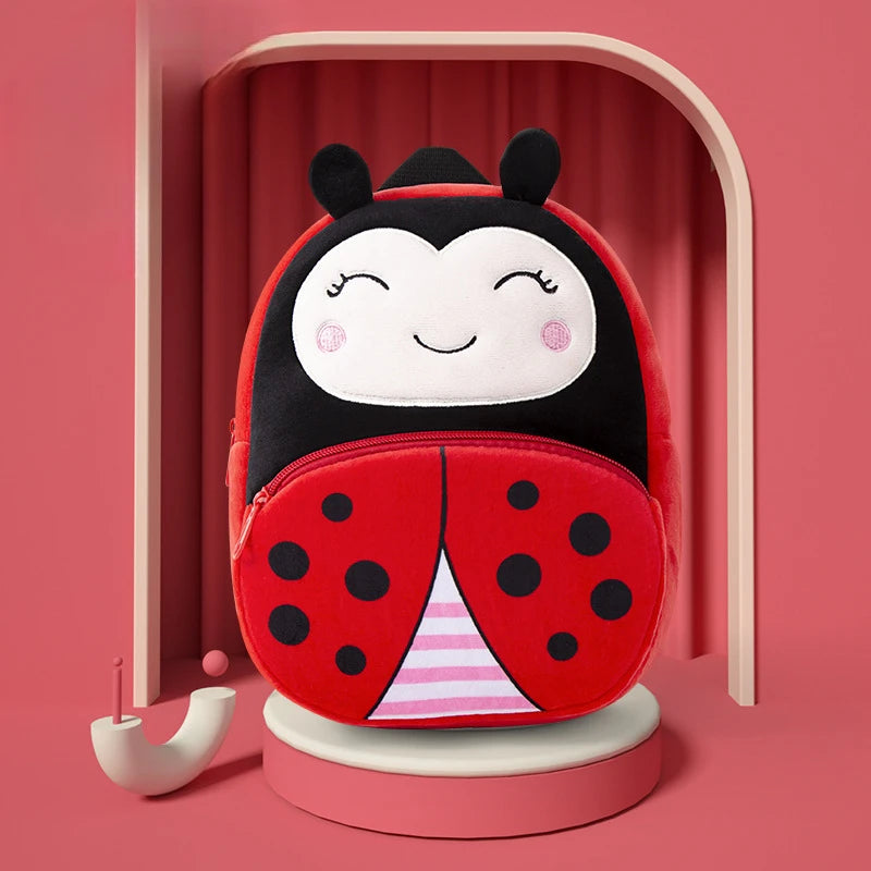 Sac à dos enfant animaux en peluche maternelle