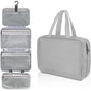 Trousse de Toilette Suspendue Imperméable – Grand Format Pliable Multi-compartiments
