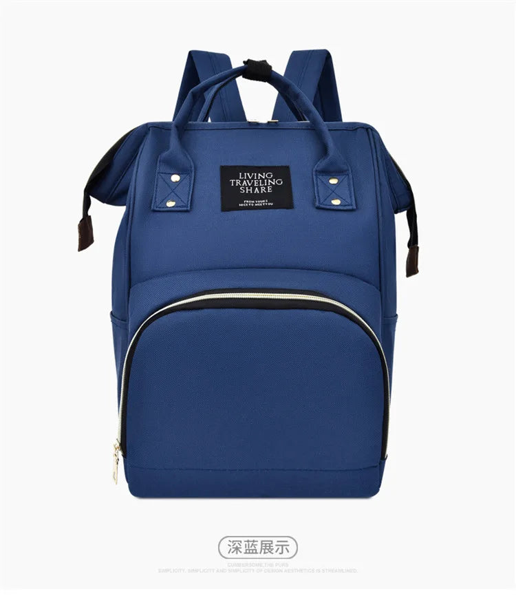 Sac à dos maman multifonction Oxford avec isolation – Grande capacité