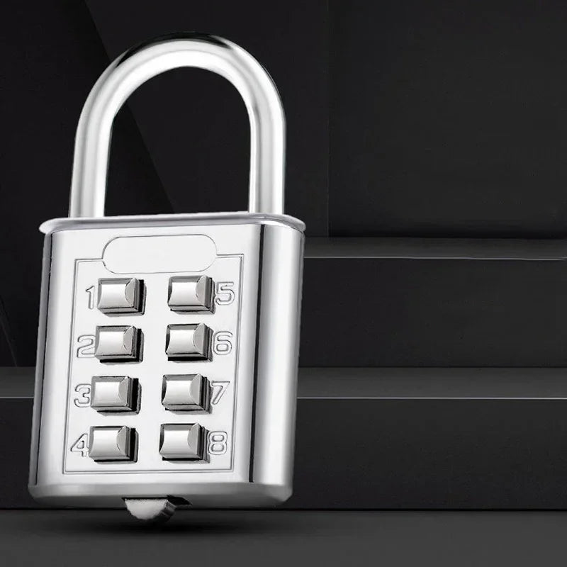 Cadenas à Code 8 Chiffres en Alliage de Zinc – Antivol de Voyage
