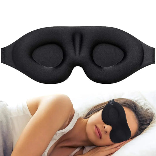 Masque de sommeil 3D ergonomique avec coussinets contourés