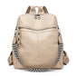 Sac à dos de voyage rétro en cuir PU imperméable
