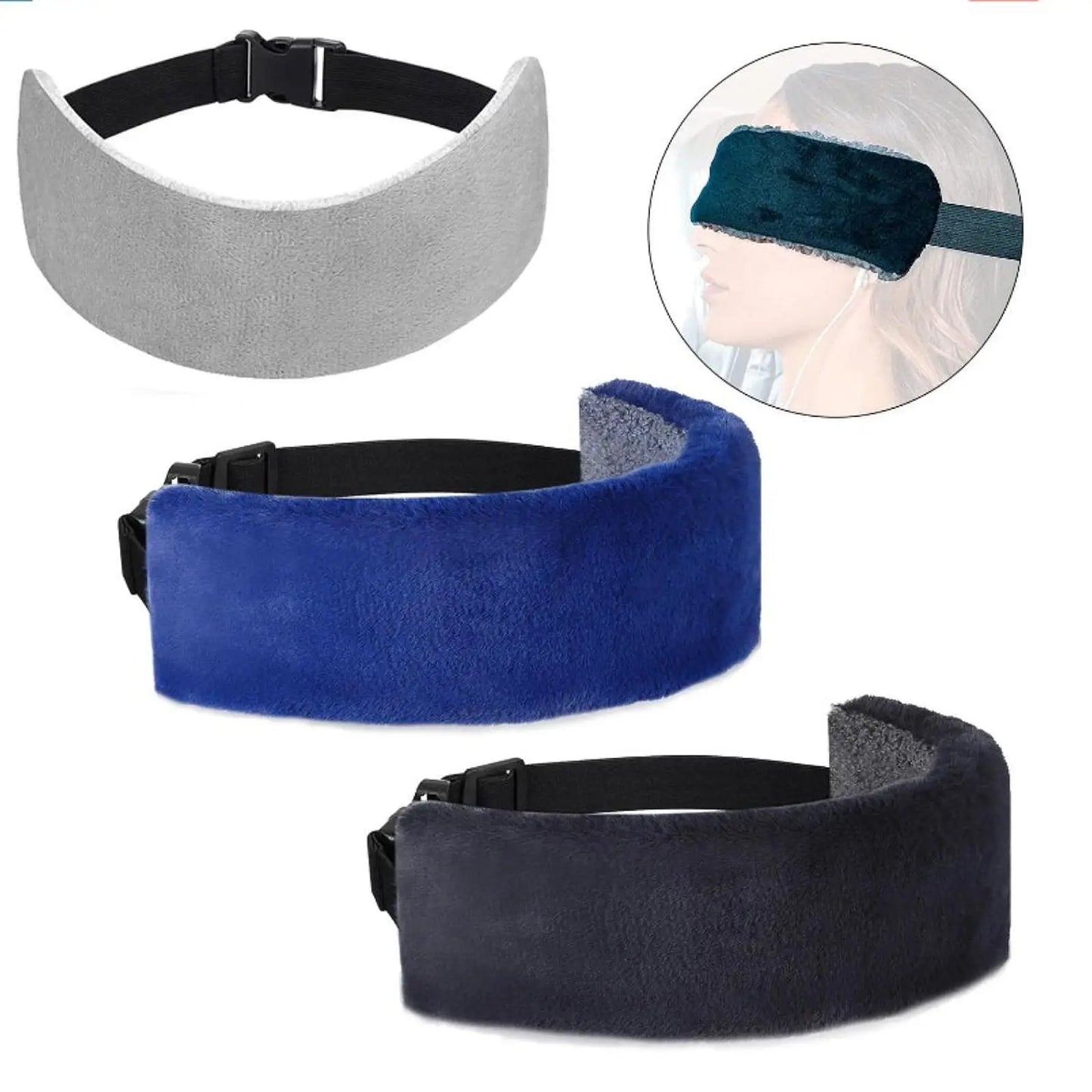 Appui-tête de voyage ajustable en flanelle alternative au coussin classique