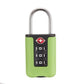 Cadenas TSA 3 Chiffres Coloré – Sécurité et Style pour Vos Voyages