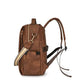 Sac à dos rétro en cuir PU imperméable