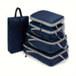 Set de cubes de rangement compressibles en nylon étanche pour valise