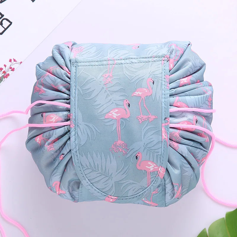 Trousse de Maquillage à Cordon – Sac Cosmétique Imperméable Grande Capacité