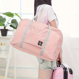 Sac de Voyage Pliable Nylon Grande Capacité, coloris rose