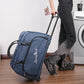 Sac de Voyage Trolley Imperméable à Roulettes en Denim