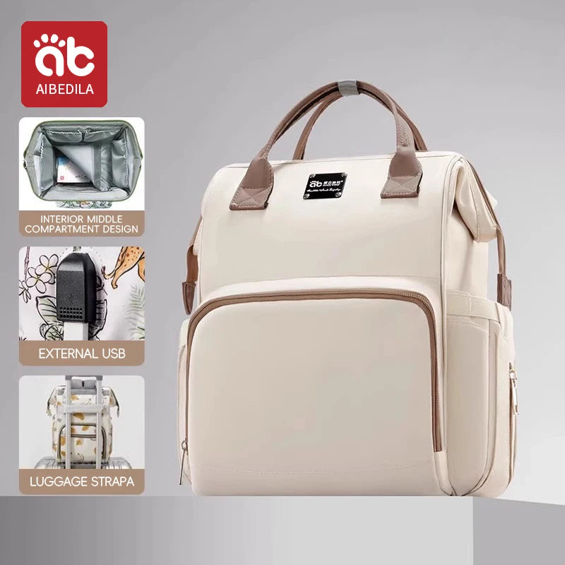 Sac à Dos à Langer Ultra-Capacité – Multifonction & USB