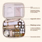 Trousse de Maquillage Luxe en Similicuir – Grande Capacité avec Compartiment Pinceaux Détachable