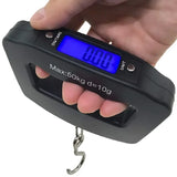 Pèse-Bagage Portable 50 kg avec Poignée Ergonomique, 12,1 x 8,1 x 2,4 cm