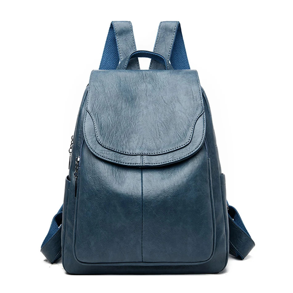 Sac à dos femme grande capacité en cuir PU
