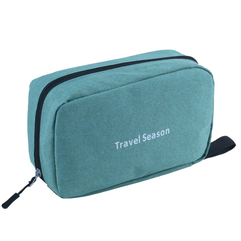 Trousse de toilette suspendue en nylon imperméable compacte