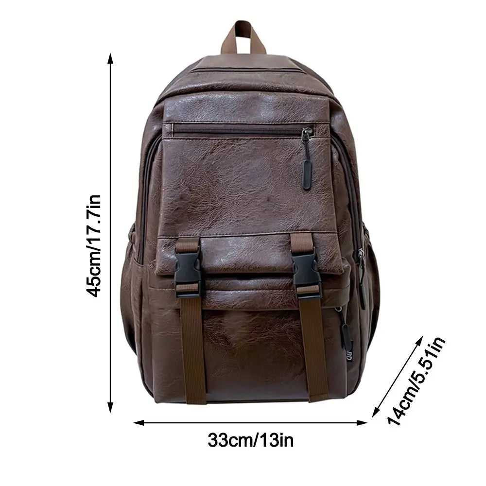 Sac à dos en similicuir grande capacité