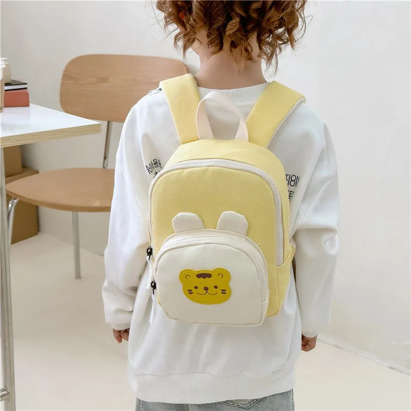 Sac à dos enfant kawaii en toile avec animaux