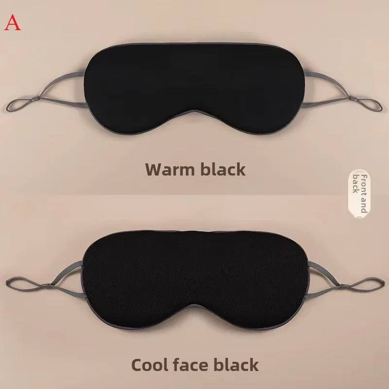 Masque de sommeil coréen léger réversible chaud et frais