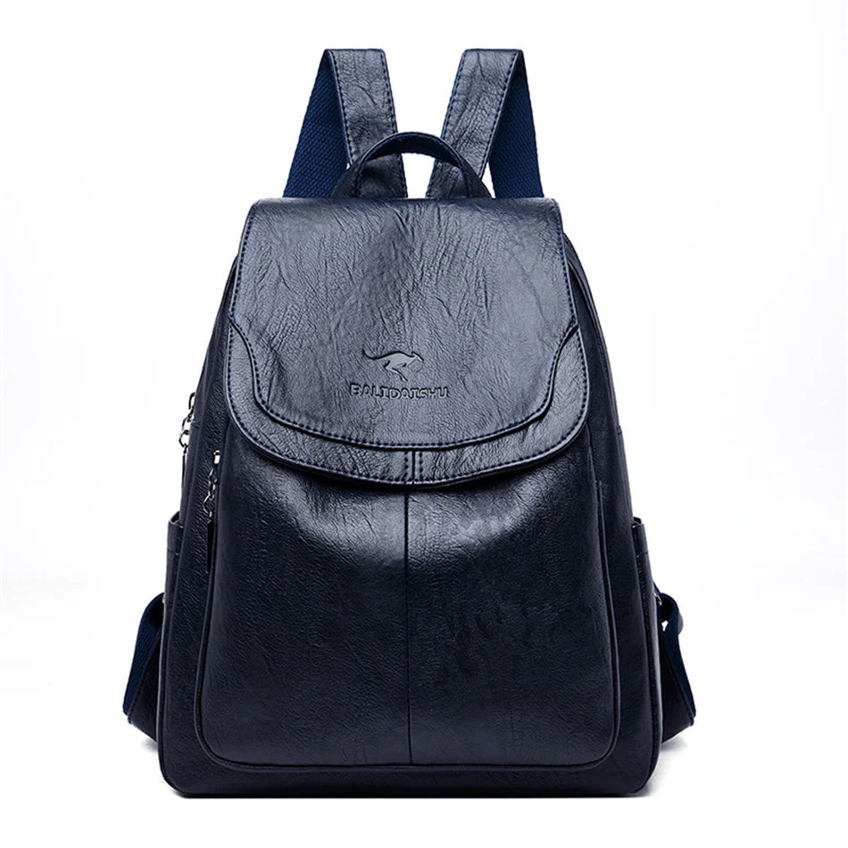 Sac à dos femme grande capacité en cuir PU