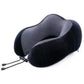Coussin de voyage en mousse mémoire forme U avec soutien cervical et confort aérien