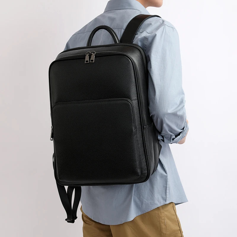 Sac à dos homme cuir véritable luxe business