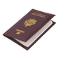 Porte-Passeport Français en Cuir PU Haute Qualité