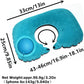 Coussin de voyage gonflable en U ultra léger et portable avec support cervical
