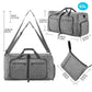 Sac de voyage pliable 65L en polyester avec compartiment chaussures