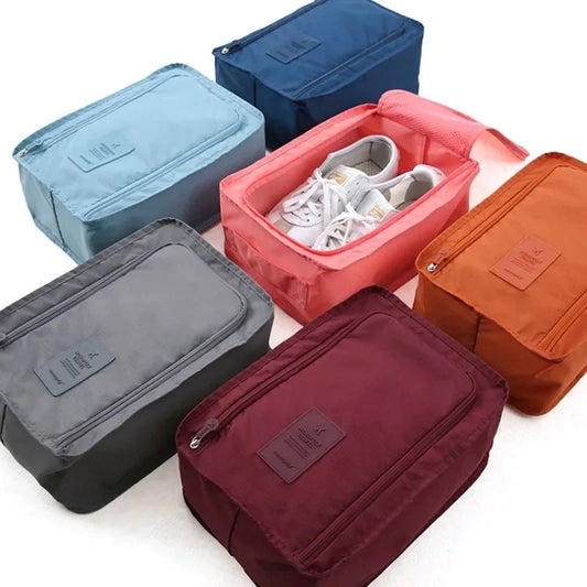 Pack 5 Sacs de Rangement Chaussures Étanches – Organisateurs de Voyage Portables en Nylon