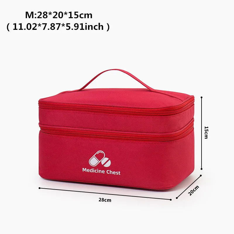 Grande Trousse Médicale de Voyage à Double Compartiment