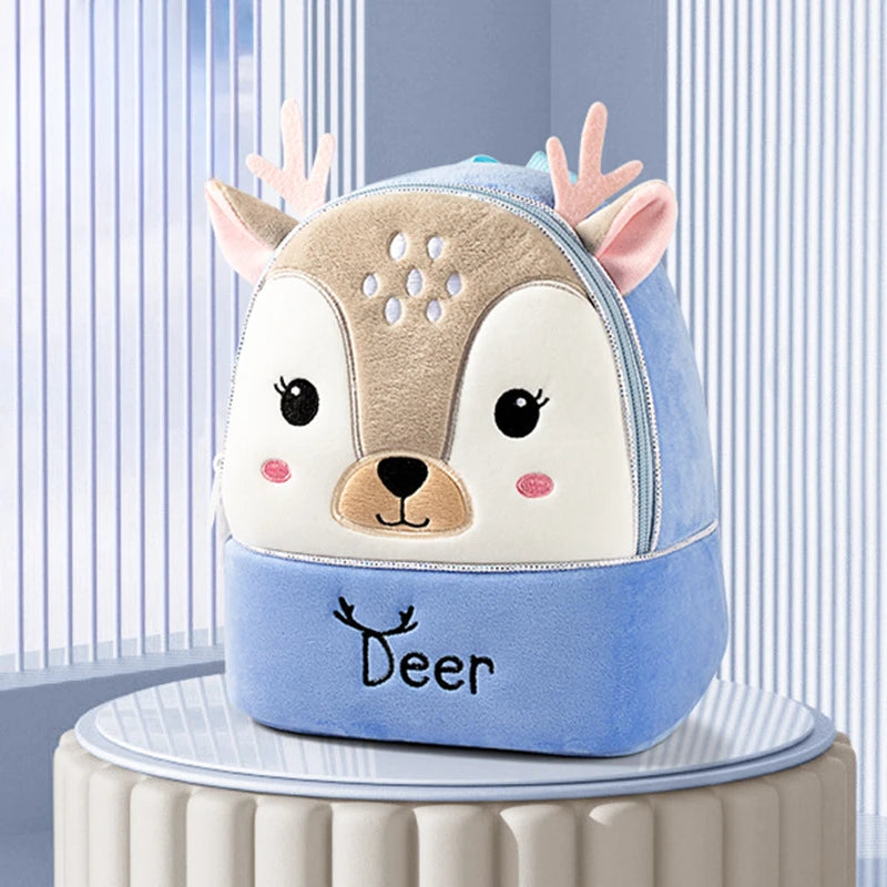 Sac à dos enfant animaux en peluche maternelle