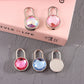 Cadenas Miniature Rond avec Clé – Style Cristal Coloré