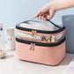 Trousse de Toilette Étanche à Double Compartiment – PU & PVC