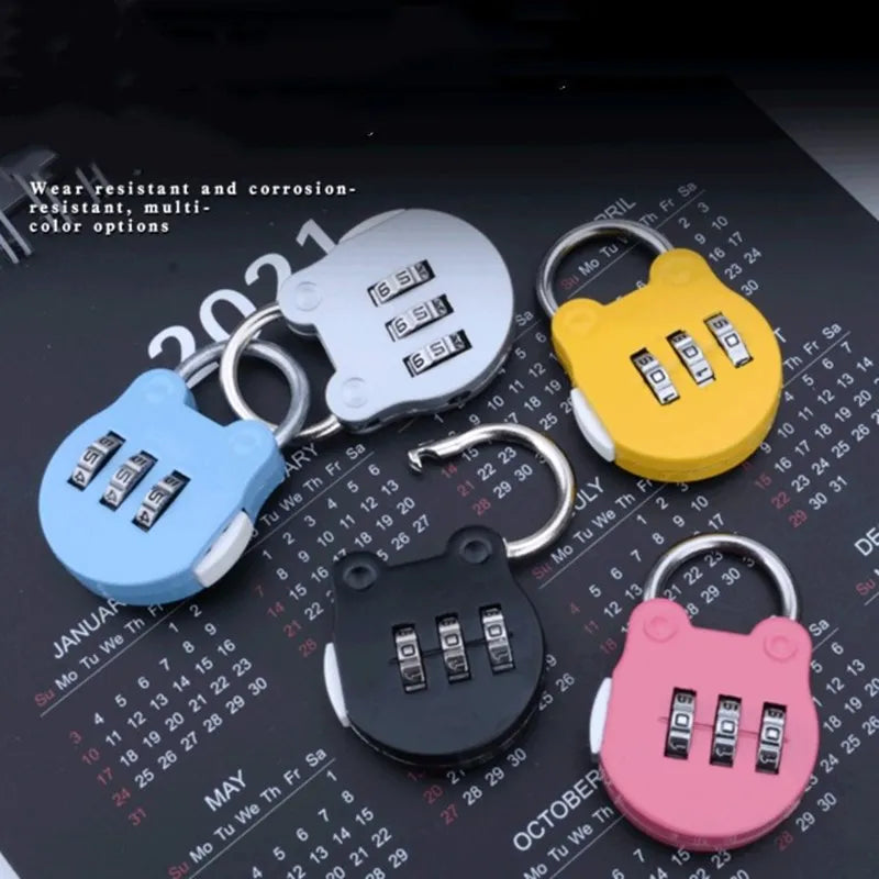 Cadenas à Code 3 Chiffres en Alliage de Zinc – Sécurité Voyage et Casier