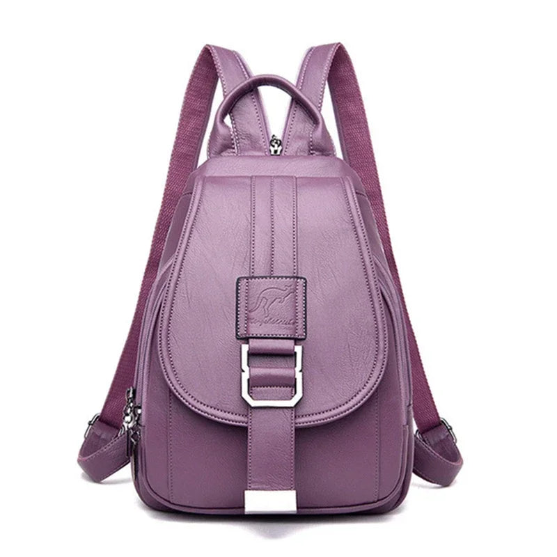 Sac à dos femme multifonction en cuir PU