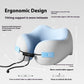 Coussin de voyage ergonomique en mousse mémoire pour soutien cervical et confort aérien