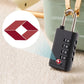 Cadenas TSA 4 Chiffres Rectangulaire – Sécurité Optimale pour Vos Voyages