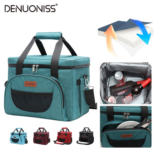 Sac isotherme 16L/28L – Étanche & port épaule pour pique-nique