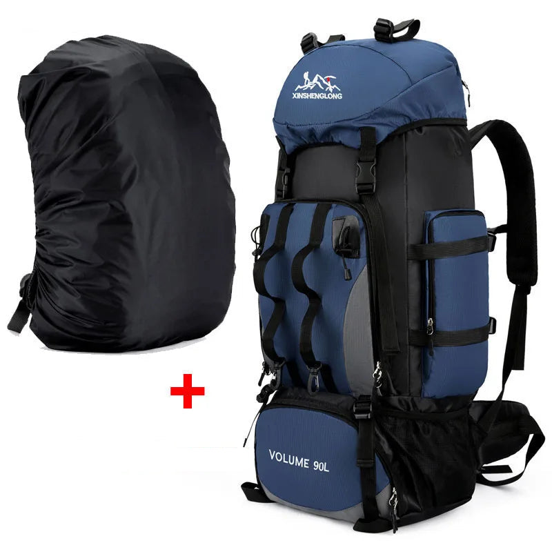 Sac à dos de randonnée imperméable 90L trekking et camping