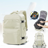 Sac Cabine 40x25x20 avec Compression sous Vide, coloris beige